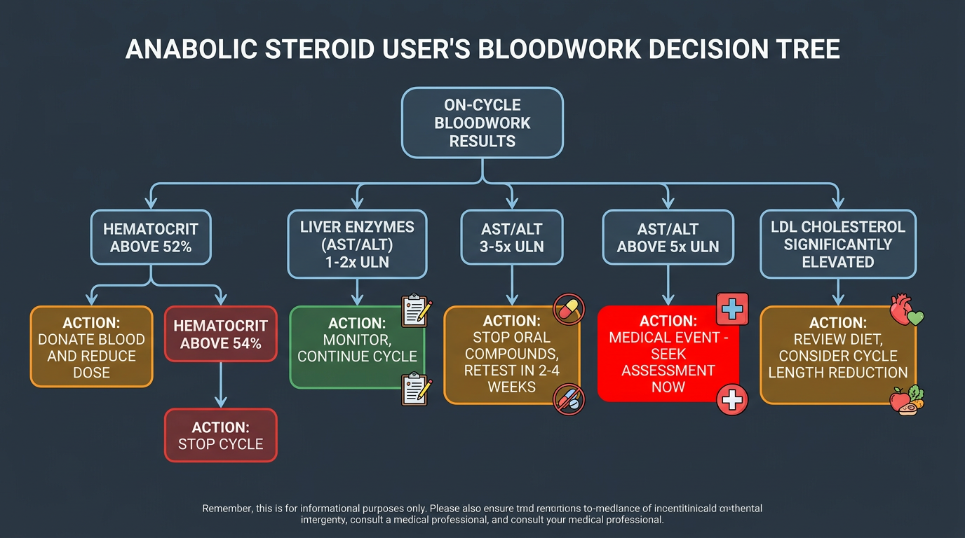 Bloodwork Red Flags Decision Tree