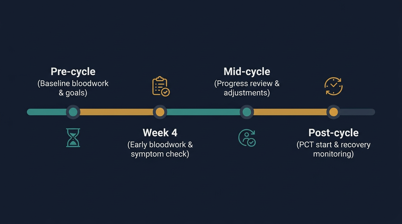 Coach Monitoring Timeline
